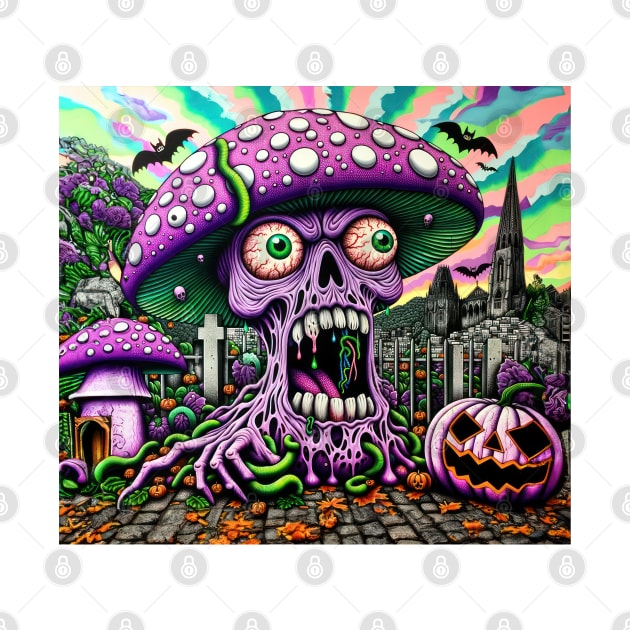 Mushroom Monster Zombie by TooplesArt