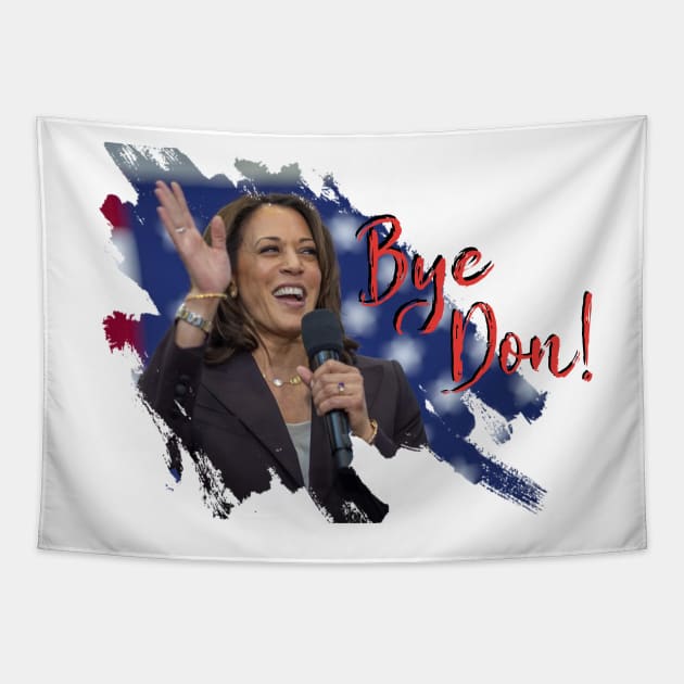 Kamala  Harris Bye Don Biden Vice President Tapestry by gillys