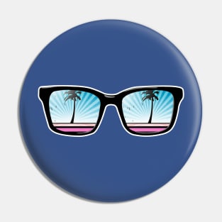 Retro glasses Pin