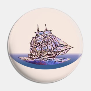 Sailing Ship Pin