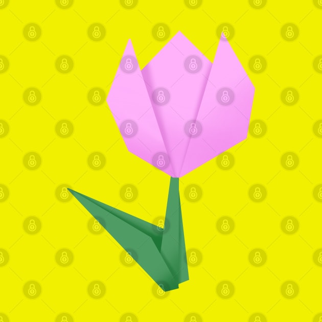 Tulip origami by eva_karabanova