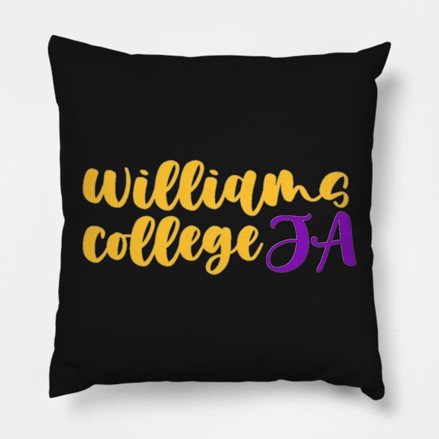 williams college junior advisor (JA) Pillow by laurwang