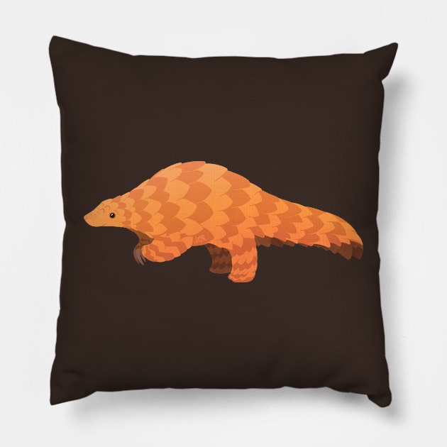 Pangolin pls Pillow by jastinamor