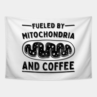 Microbiology Professor Fueled By Mitochondria And Coffee Tapestry