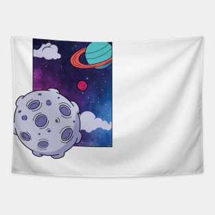 Galaxy - Colored Tee Tapestry