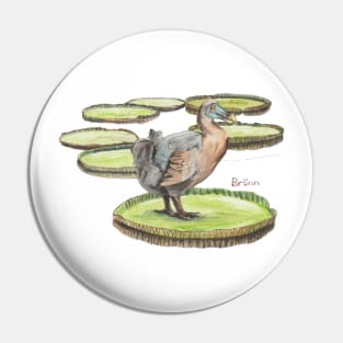 Dodo at the Botanical Gardens Pin