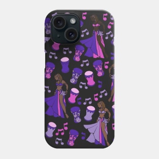 Purple Belly Dancer Phone Case