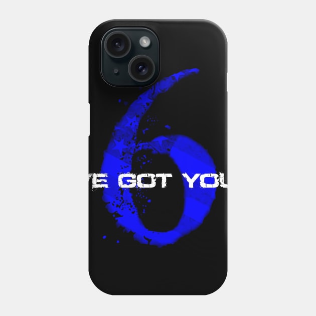 I’ve got your 6: Back the Blue Phone Case by CreativEnigma