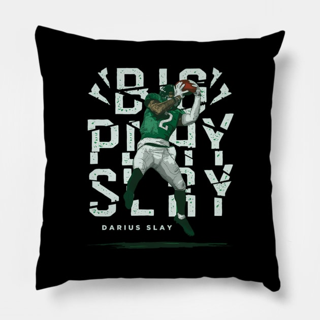 Darius Slay Philadelphia Big Play Slay Pillow by keng-dela