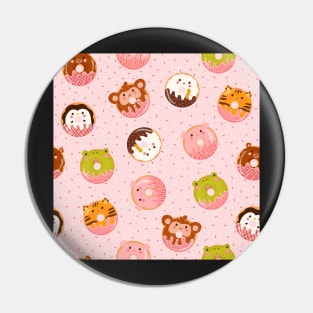 Animal donuts Pin