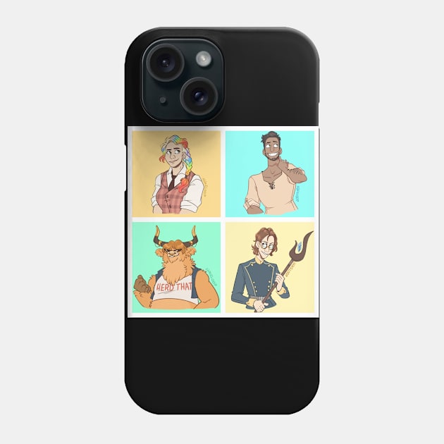 Character Tee Phone Case by Land of Chel