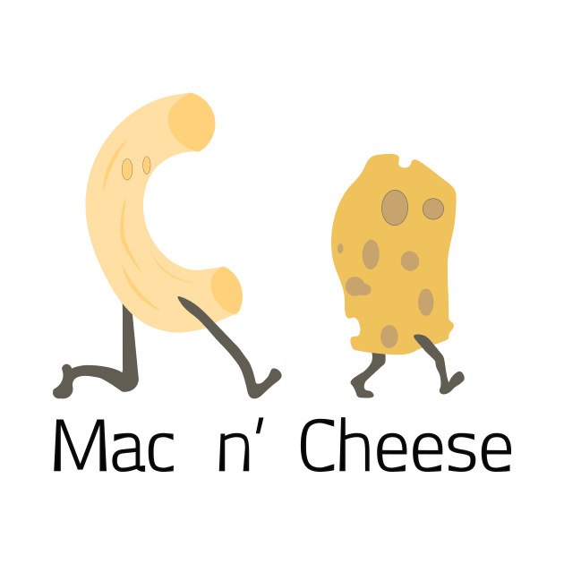 Funny Mac N Cheese Design by almostbrand