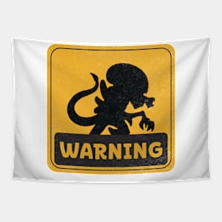 Alien and ET Warning Tapestry