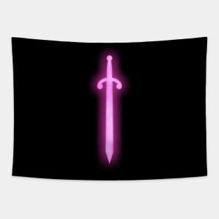 Spiritual Weapon (Pink Sword) Tapestry