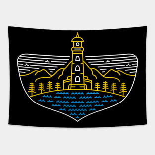 Adventurous Lighthouse Tapestry