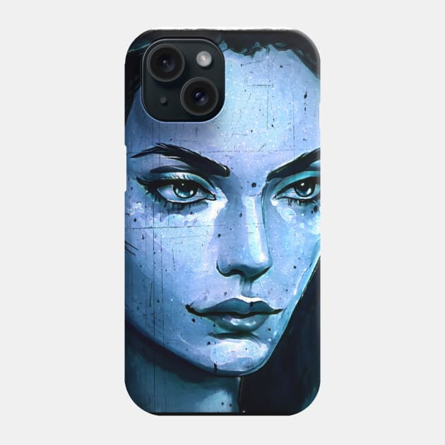 Proto-Julie Portrait for Screaming Firehawks Phone Case by OrionLodubyal