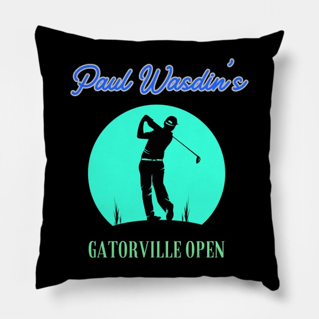 Gatorville open Pillow by Benjamin Customs