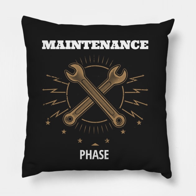 Maintenance phase Pillow by Art Cube