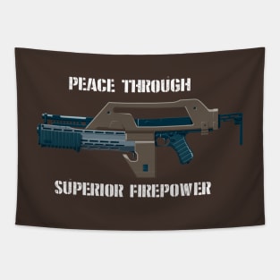 M41A Pulse Rifle - Peace through superior firepower Tapestry