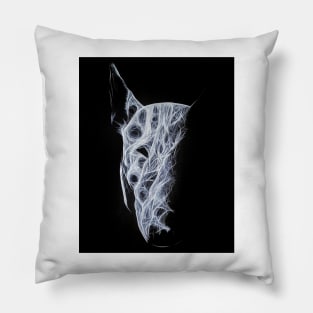 Copy of Bull Terrier Portrait Loft and Spiritual Style Pillow