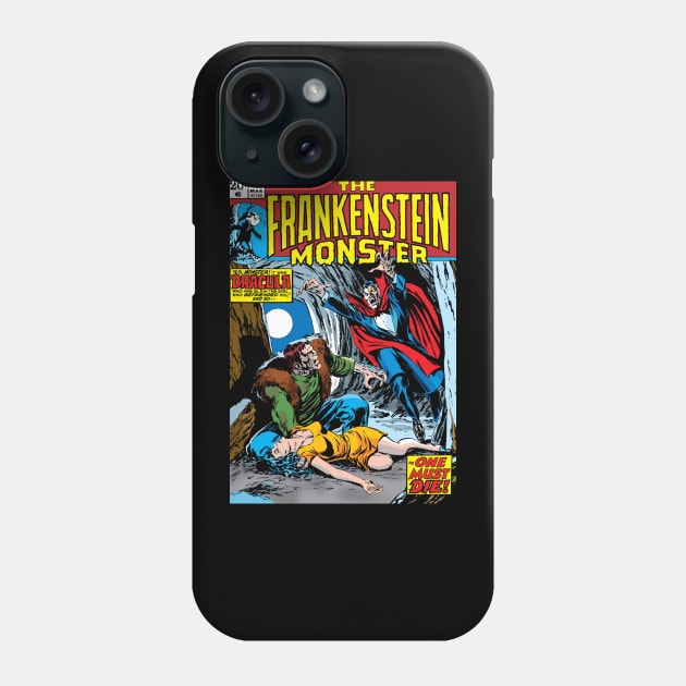 Frakenstein vs Dracula Phone Case by Psychosis Media