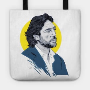 Javier Bardem - An illustration by Paul Cemmick Tote