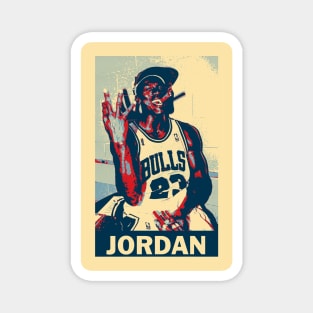 Michael Jordan Old Post Magnet