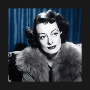 Pensive Joan Crawford looking to side T-Shirt