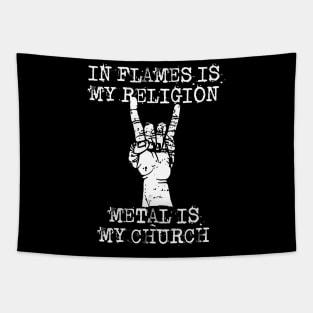 in flames ll my religion Tapestry