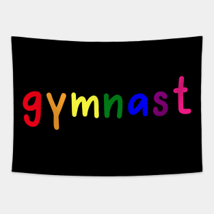 gymnast (rainbow lower case) Tapestry