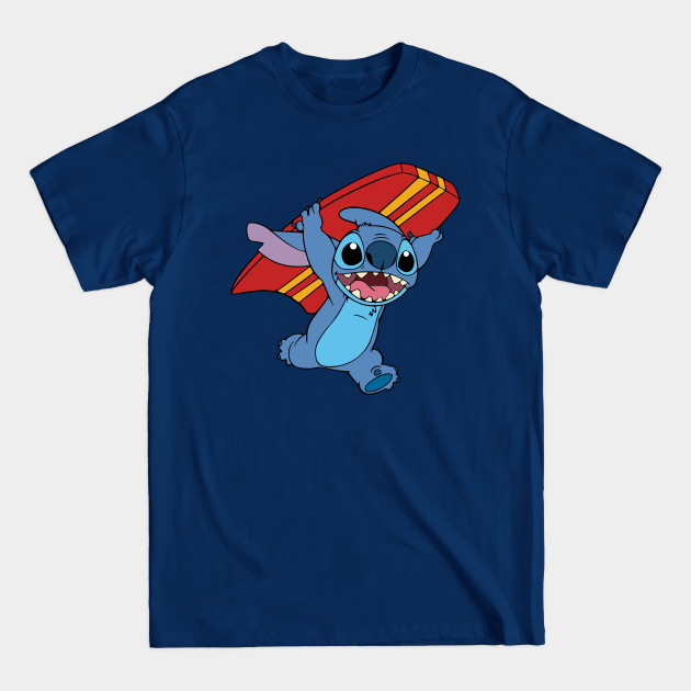 Disover Surfer Stitch - Lilo And Stitch - T-Shirt