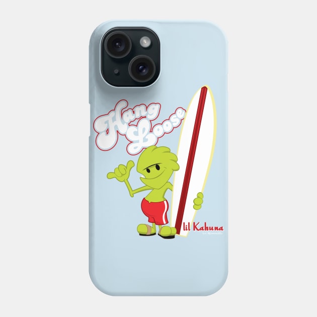 Lil Monstrrrs: Hang Loose, Lil Kahuna Phone Case by scout1138