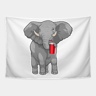 Elephant Drinking mug Tapestry