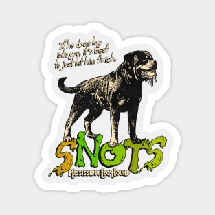 Snots the Mississippi Leg Hound - Christmas Vacation Magnet