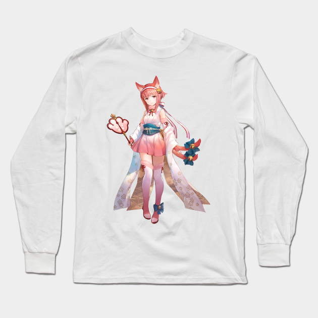Anime Girl Sakura Hero Anime Girls Long Sleeve T Shirt Teepublic