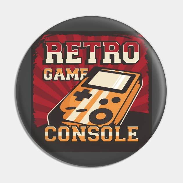 Retro game console Pin by GAMINGQUOTES