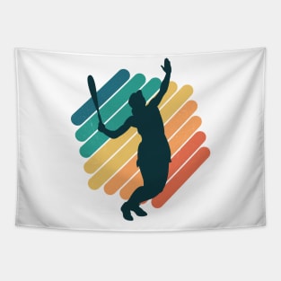 Vintage Retro Tennis Girl Tapestry