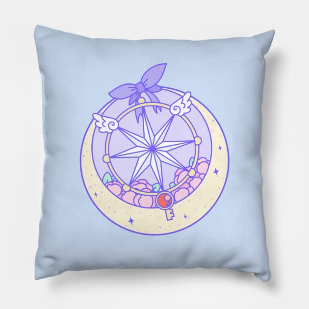 Sakura Clear Card Wand Pillow by Cosmic Queers