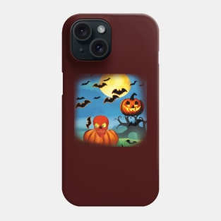 Halloween Party. Pumpkins ,Skulls and Bats Invited. Phone Case