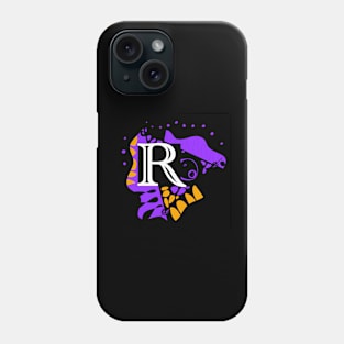 Mazipoodles Bird’s Nest - Personalized Initial Letter R Phone Case