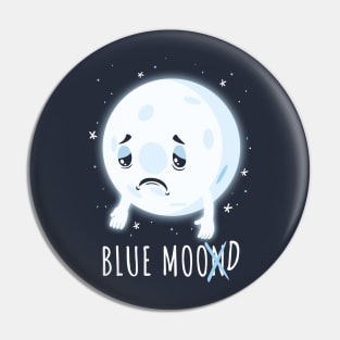 Blue Moon Mood Pin