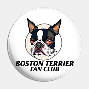 Boston Terrier Fan Club Pin