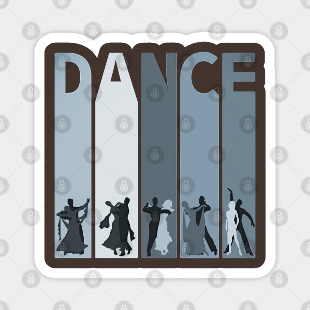 Elegant DANCE Magnet by doniainart