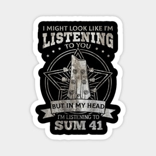 Sum 41 Music Quotes Magnet