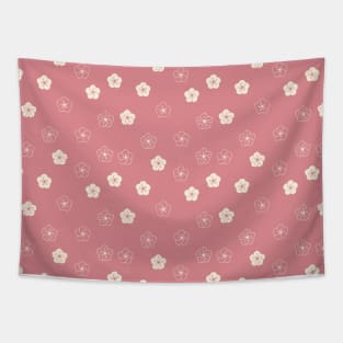 SAKURA Japan Korea flower spring pattern pink cute Tapestry