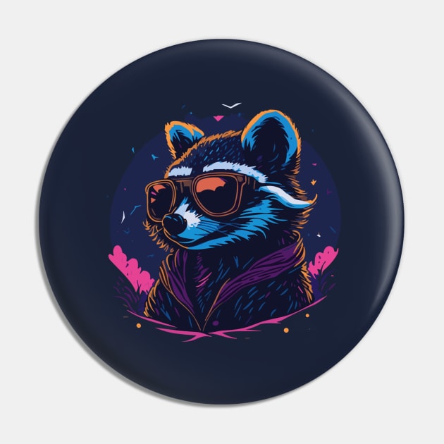 Racoon Pin by DesignVerseAlchemy