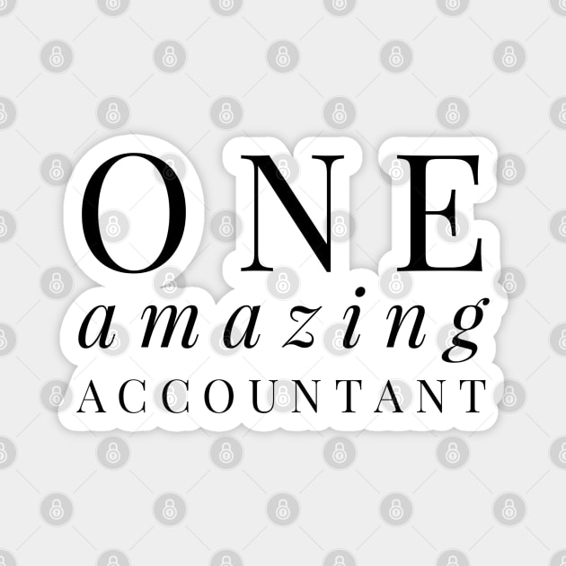 One Amazing Accountant Magnet by coloringiship