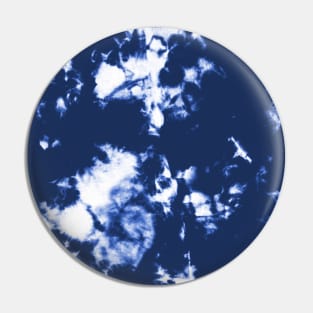 Indigo blue ocean - Tie Dye Shibori Texture Pin