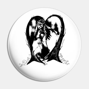 Corpse Bride Emily Forest Walk Girls Pin