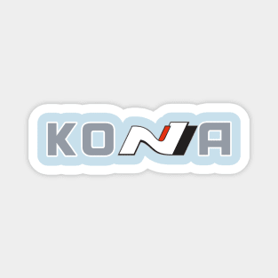 Kona N (Bigger) White Magnet